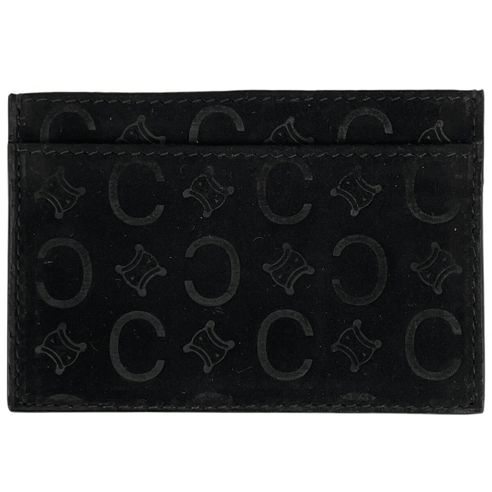 Celine suede Wallet black Macadam Passport - Picture 2 of 5